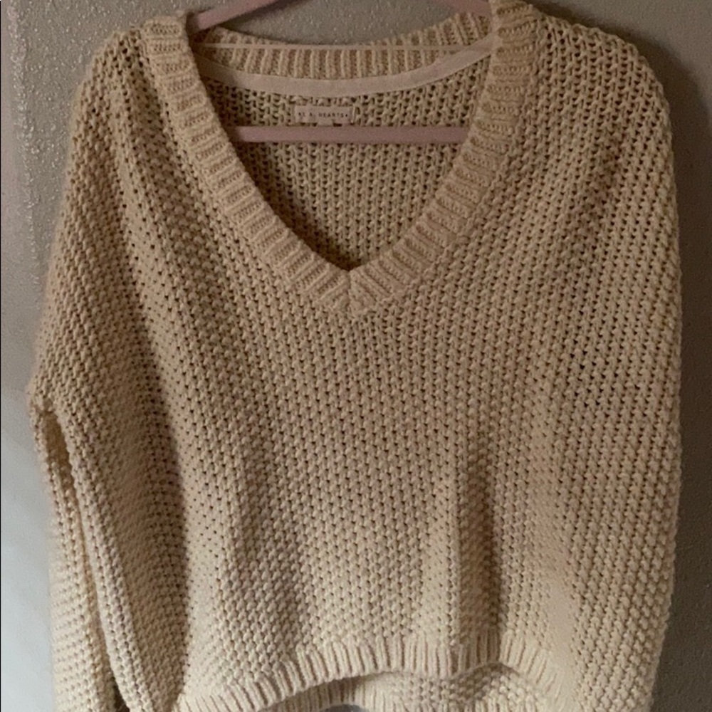 Cable nit sweater